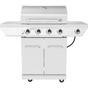 4-Burner Gas Grill with Side Burner (Stainless Steel)