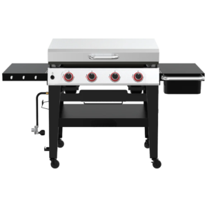 4-Burner Gas Griddle Grill with Flat Top