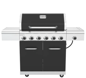 6-Burner Natural Gas Grill with Ceramic Searing Side Burner